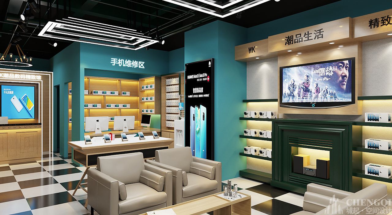 手機(jī)體驗(yàn)店設(shè)計(jì)效果圖,手機(jī)體驗(yàn)店裝修設(shè)計(jì)圖片