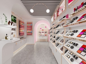 化妝品店裝修設計圖片,化妝品店裝修設計案例圖