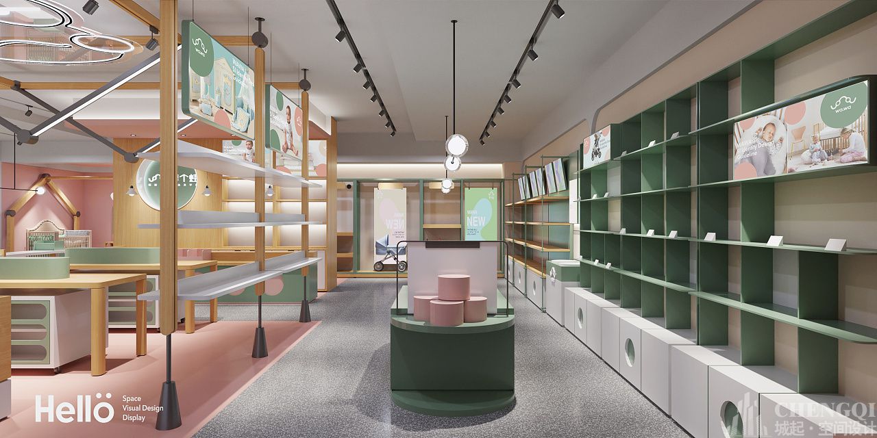 母嬰店設(shè)計圖片,母嬰店設(shè)計實(shí)景圖