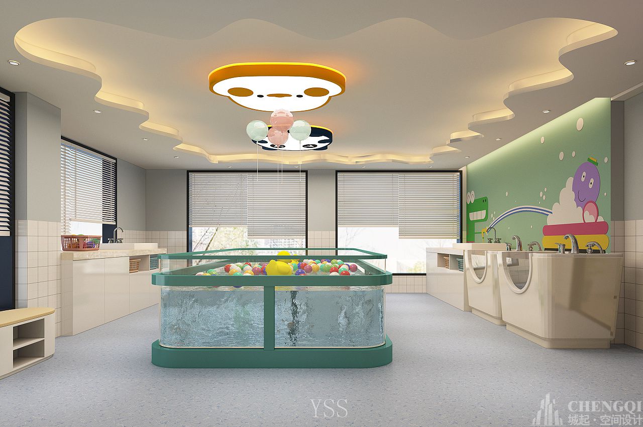 母嬰店裝修設計效果圖,孕嬰店空間設計圖片