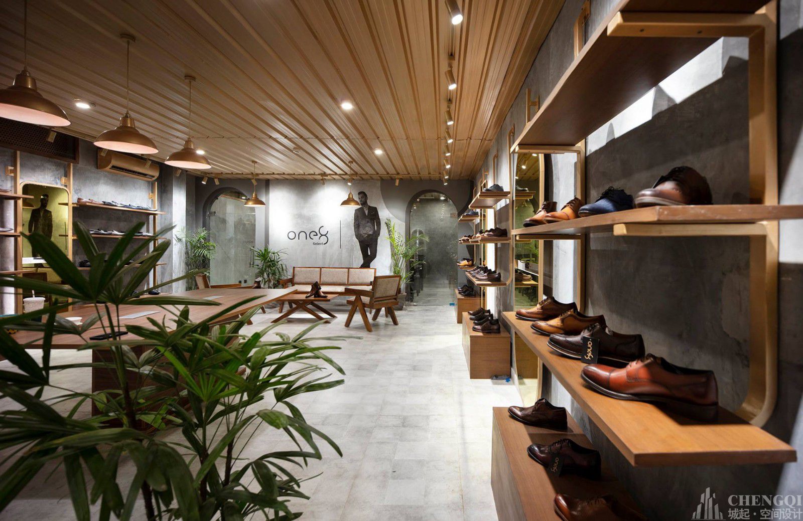 鞋店專賣店空間設(shè)計(jì)實(shí)景圖,鞋店專賣店空間設(shè)計(jì)案例圖