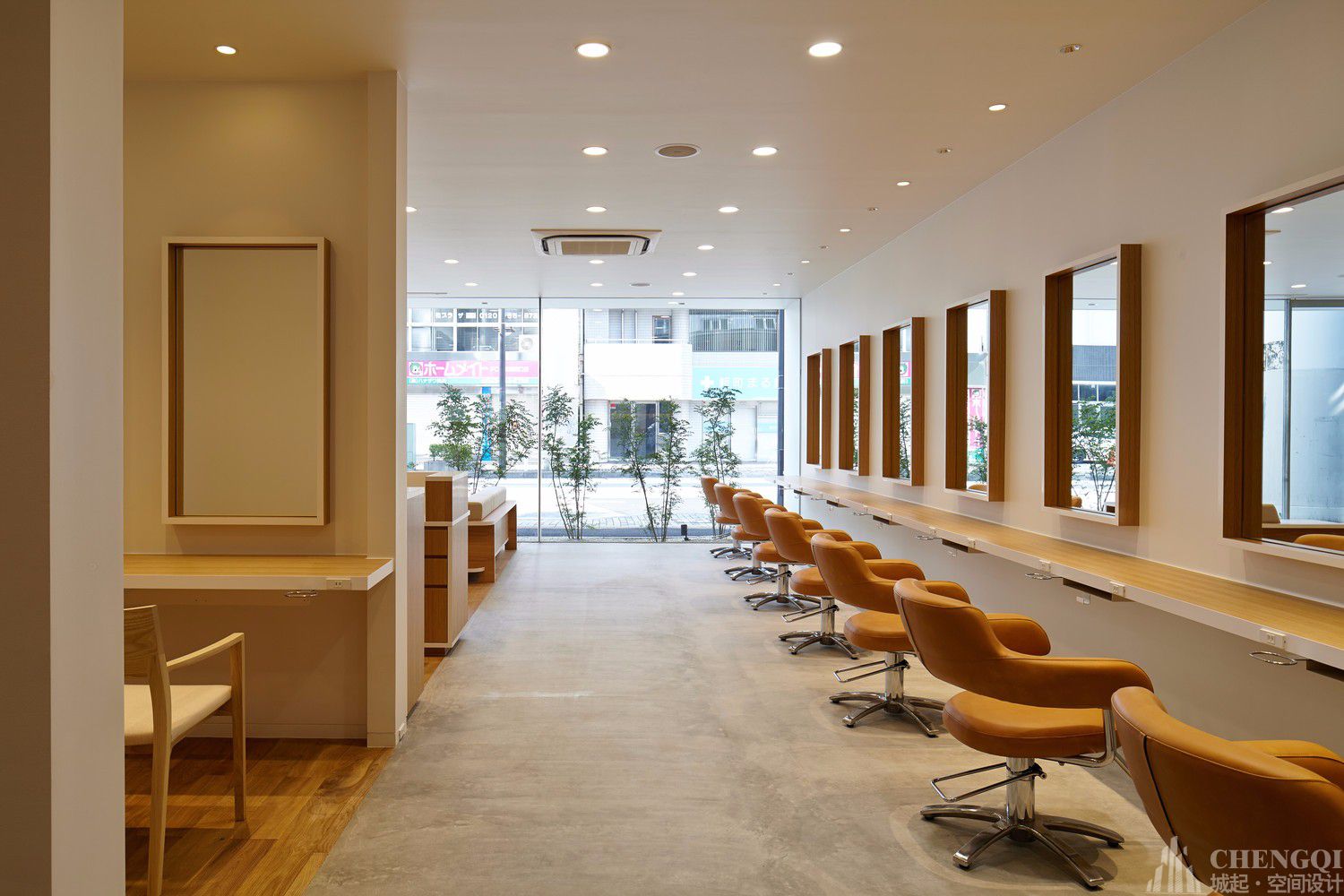 理發(fā)店裝修設(shè)計(jì)布局圖,理發(fā)店裝飾圖片