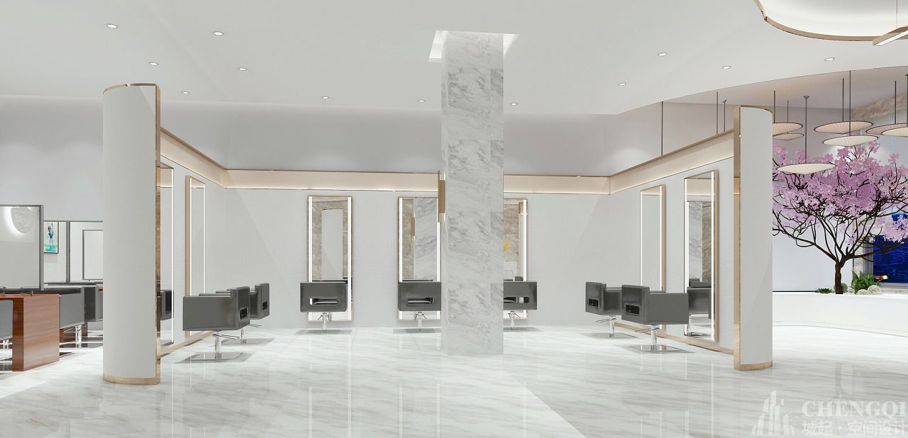 理發(fā)店設(shè)計案例圖,理發(fā)店設(shè)計圖片