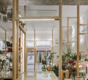 花店店鋪設(shè)計效果圖,花店店鋪裝修實景圖