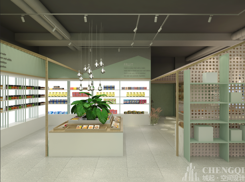 水果店空間設計實景圖,水果店空間設計圖片