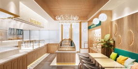 蛋糕店空間設(shè)計圖片,蛋糕店空間設(shè)計效果圖