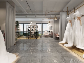 婚紗店空間設計實景圖,婚紗店空間設計效果圖