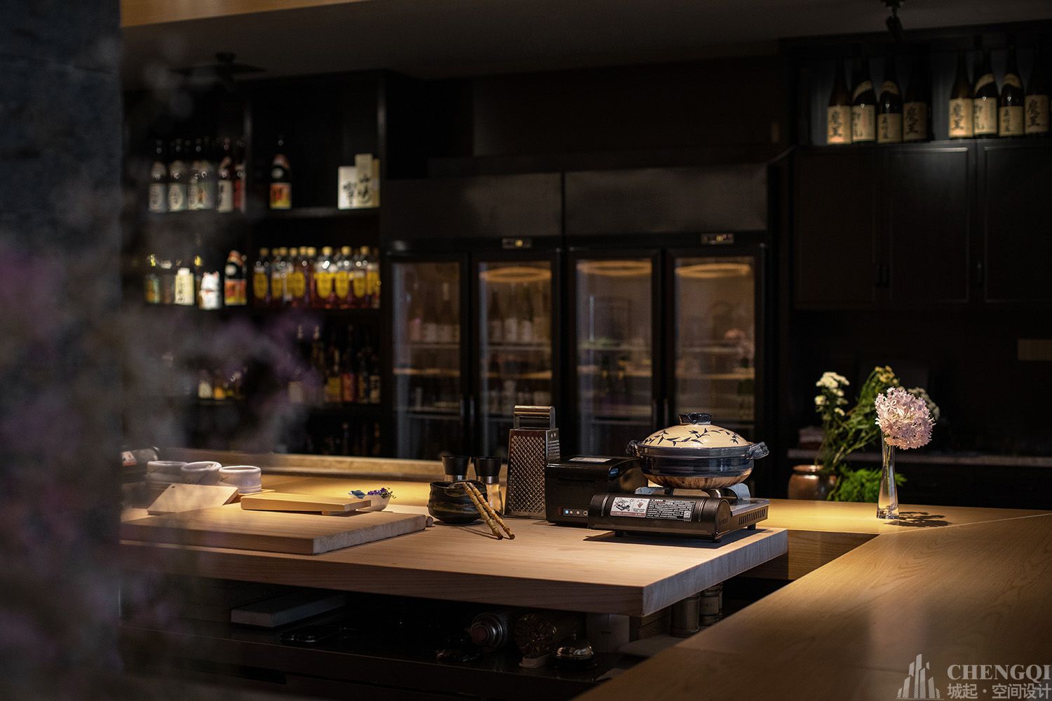 料理店裝飾實(shí)景圖,料理店裝飾布局圖