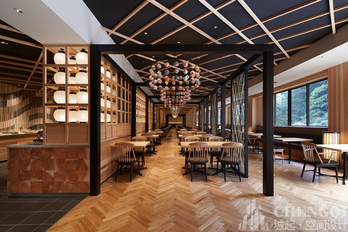 自助餐廳裝修設(shè)計(jì)布局圖,自助餐廳裝修設(shè)計(jì)案例圖
