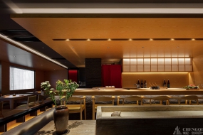料理店空間設計案例圖,料理店空間設計效果圖