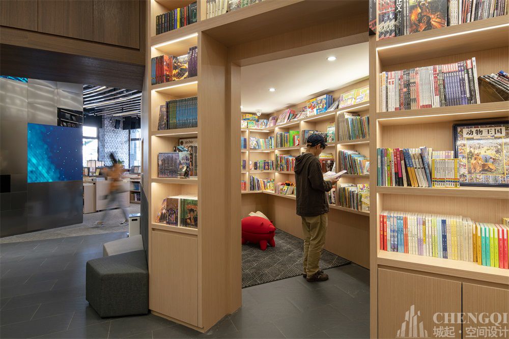 圖書館空間設(shè)計圖片,圖書館空間設(shè)計實景圖