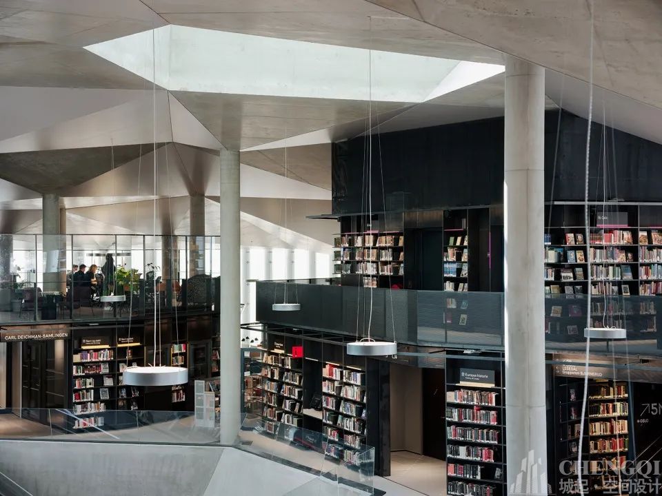 圖書館空間設計實景圖,圖書館空間設計效果圖