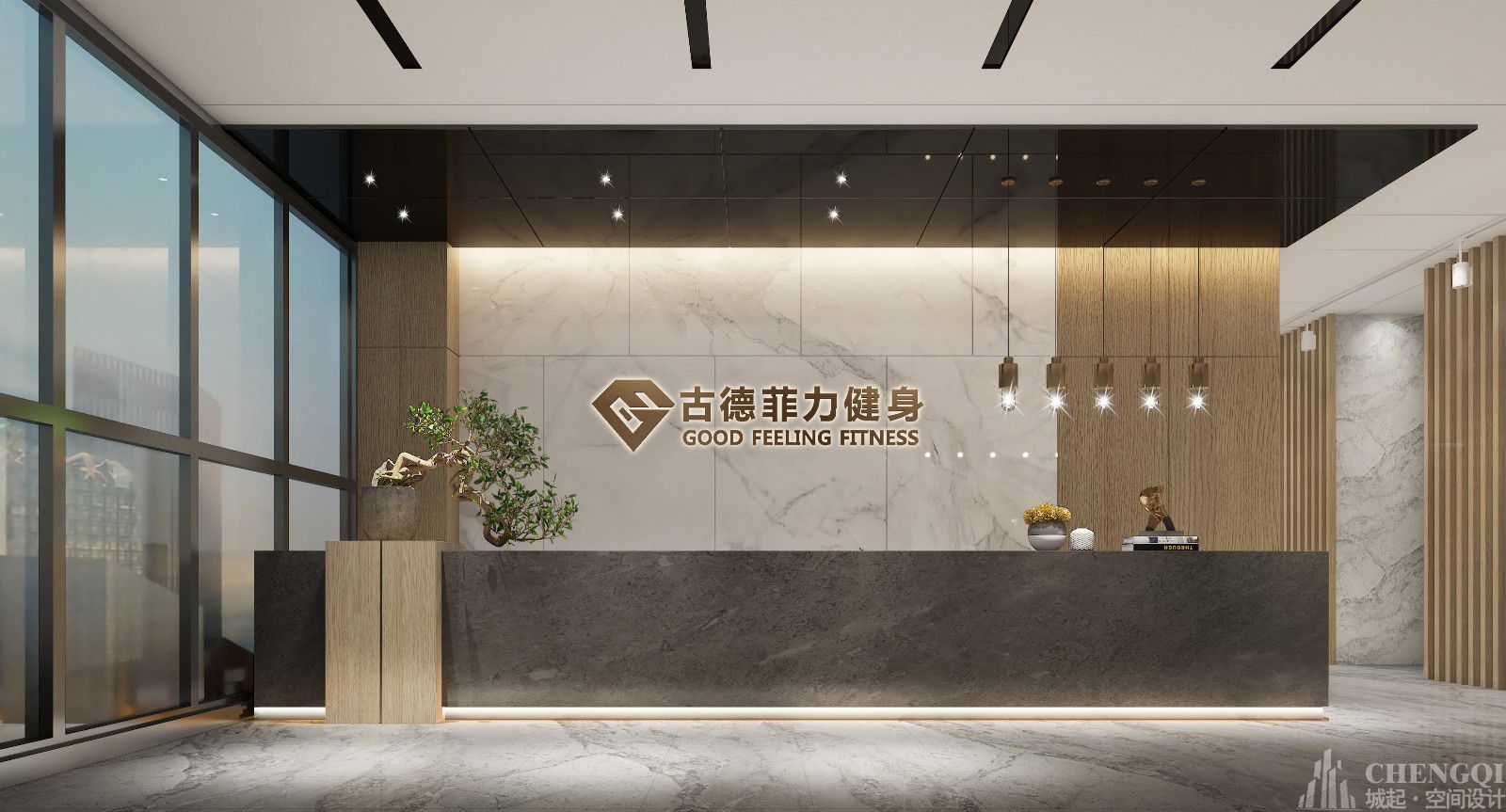 健身俱樂部裝飾案例圖,健身俱樂部裝飾效果圖