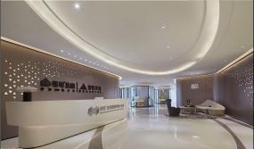 高檔辦公室前臺裝修圖片案例