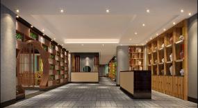 火鍋店店面燈具裝修效果圖