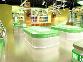 小型水果店面超市裝修效果圖