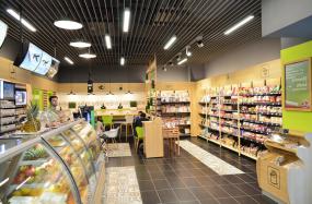 便利店室內(nèi)貨架裝修效果圖圖片