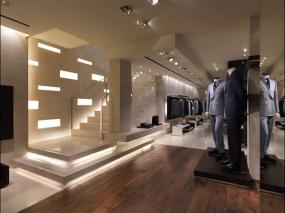 大型商場(chǎng)男裝店裝修圖片