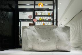 現(xiàn)代簡單風(fēng)格便利店收銀臺效果圖