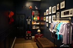 個(gè)性童裝店室內(nèi)置物架裝修效果圖片