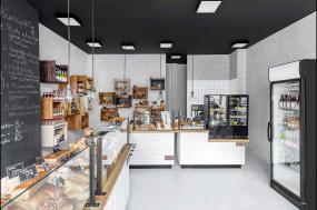 蛋糕店門面室內(nèi)裝修實(shí)景圖片