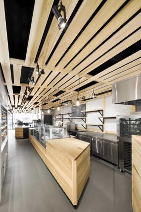 超市奶茶店吊頂設(shè)計(jì)裝修效果圖