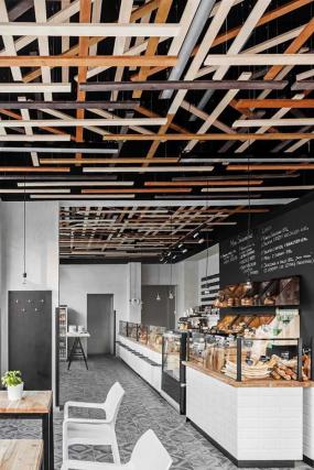 蛋糕店門面簡約室內(nèi)裝修圖片