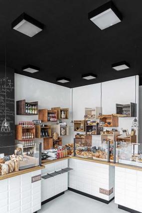 蛋糕店門面簡單室內(nèi)裝修效果圖片