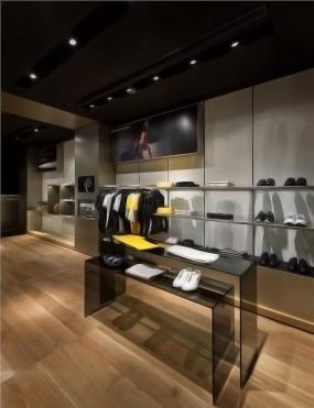 男士品牌服裝店格柵燈設(shè)計(jì)圖