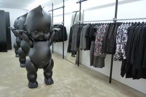 小型男服裝店掛衣架裝修效果圖片大全