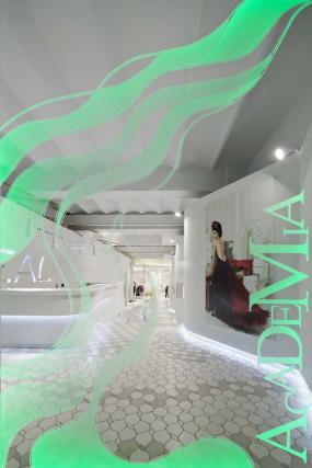 美發(fā)店高檔室內裝修效果片欣賞