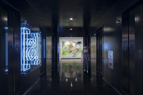 現(xiàn)代簡(jiǎn)約風(fēng)格辦公室走廊吊頂效果圖片