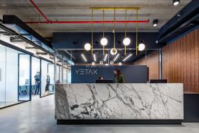 工業(yè)風(fēng)格辦公室前臺(tái)裝修效果圖