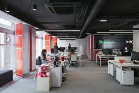 金融公司辦公室最新室內(nèi)裝修設(shè)計(jì)效果圖圖片