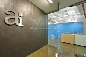 高檔現(xiàn)代辦公室前臺裝修圖片大全