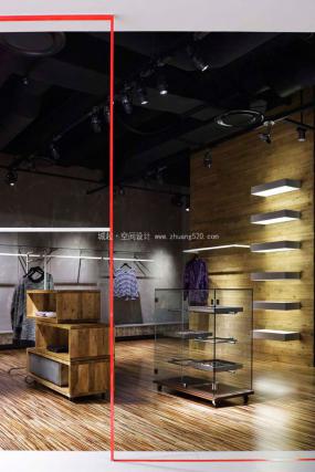 鞋帽店展柜裝潢圖片