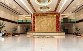 賓館大廳裝潢效果圖