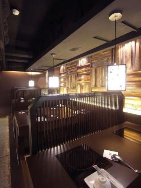 日式火鍋店裝飾效果圖大全