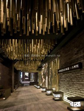 日式火鍋店裝修效果圖