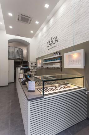 外國奶茶店裝飾效果圖片