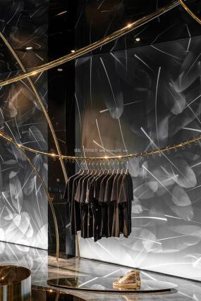高檔大型服裝店裝修圖片