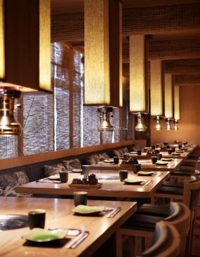 高檔韓國(guó)料理店裝修圖片