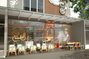最新冰淇淋加盟店裝飾效果圖