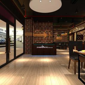 西餐店裝飾設(shè)計(jì)效果圖大全