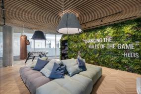 辦公室綠色植物裝修高清效果圖