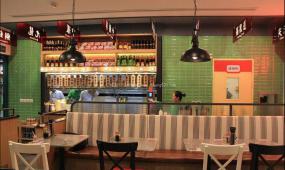 港式茶餐廳裝修效果圖片