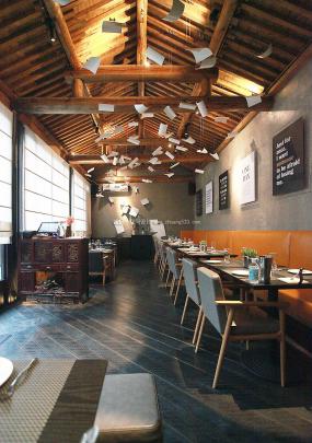 2019LOFT風(fēng)格餐廳裝修效果圖