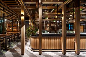 高檔酒店自助餐廳裝修效果圖