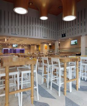 最新酒店自助餐廳設(shè)計(jì)裝飾效果圖片