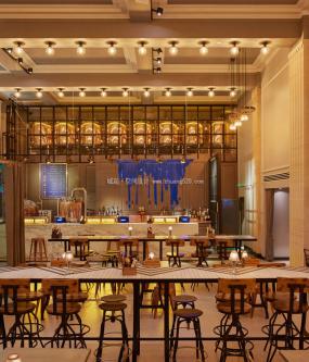 高端酒店自助餐廳裝修效果圖